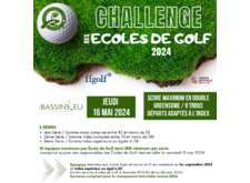 Challenge des Écoles de Golf 2024 au Golf du Bassin Bleu / Jeudi 16 mai 2024