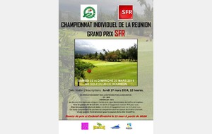 CHAMPIONNAT INDIVIDUEL : GP SFR AU GCB LES 22 ET 23 MARS