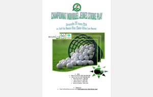 CHAMPIONNAT STROKE PLAY JUNIORS : LE 30 MARS AU GBB