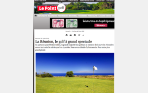 LE GOLF RÉUNIONNAIS SUR  LE POINT GOLF 