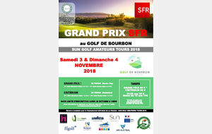 GRAND PRIX SFR 2018 (CHAMPIONNAT INDIVIDUEL DE LA REUNION -- SUN GOLF AMATEURS TOURS) LES DEPARTS 03/11