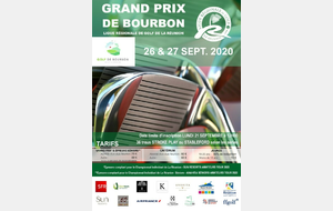 DEPARTS SAMEDI 26/09 !!! GRAND PRIX LRGR 2020 GOLF DE BOURBON