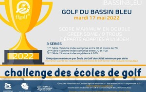 Challenge des Écoles de Golf 2022 au Golf du Bassin Bleu - 17 mai 2022