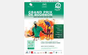 Départs Tour 1 Grand Prix & Critérium LRGR de Bourbon / Grille prévisionnelle Tour 2 octobre 2022