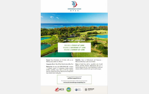 MCB Indian Ocean Open 2023⛳️ 🗓16 - 18 June 2023 ➡️A counting event for WORLD AMATEUR GOLF RANKING (WAGR)