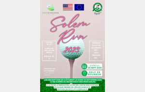 DÉPARTS /// SOLEM RUN 2025 - samedi 20 septembre - au Golf de Bourbon