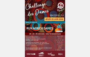 Les départs - CHALLENGE DES DAMES le jeudi 25 juin 2026 au Golf du Bassin Bleu