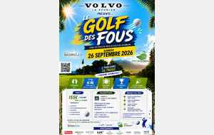 Le Golf des Fous - samedi 26 septembre 2026 - Golf du Bassin Bleu &amp; Golf de Bourbon