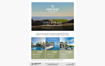 HERITAGE GOLF CLUB ILE MAURICE OFFRE SIGNATURE - JUILLET A SEPTEMBRE 2026