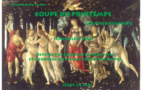 COUPE DE PRINTEMPS : LES DÉPARTS