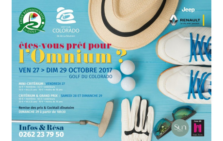 OMNIUM DU COLORADO 2017 RESULTATS TOUR 1 ET DEPARTS DE DIMANCHE