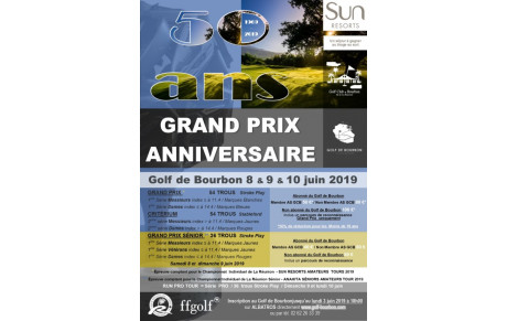 GRAND PRIX ANNIVERSAIRE DE BOURBON 8-9-10 juin 2019