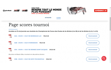 CHAMPIONNAT DE FRANCE 2019 DES POULES de 3ème Division Nationale A