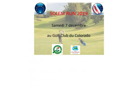 SOLEM RUN 2019 SAMEDI 7 DECEMBRE AU GOLF CLUB DU COLORADO LES RESULTATS