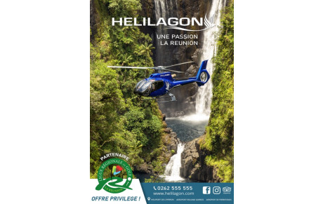 HELILAGON UNE PASSION LA REUNION ; PARTENAIRE DE LA LIGUE REGIONALE DE GOLF DE LA REUNION OFFRE PRIVILEGE