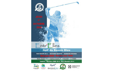 ENTR'ELLES JEUDI 1ER OCTOBRE 2020 AU GOLF DU BASSIN BLEU !!!