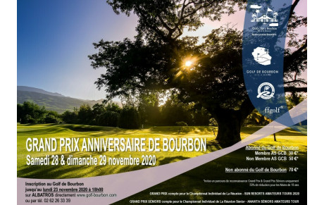 GRAND PRIX ANNIVERSAIRE 2020 GOLF DE BOURBON LES RESULTATS
