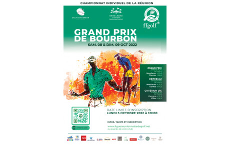 Départs Tour 1 Grand Prix &amp; Critérium LRGR de Bourbon / Grille prévisionnelle Tour 2 octobre 2022