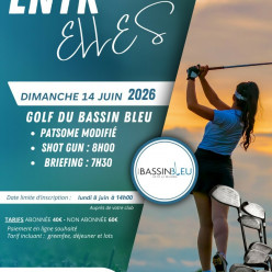 Entr'Elles Golf du Bassin Bleu le dimanche 14 juin 2026